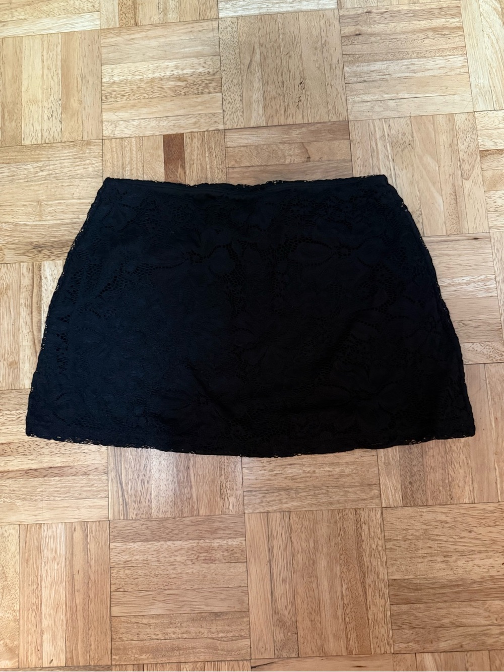 Princess Polly Black Lace Mini Skirt